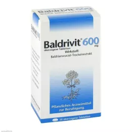 BALDRIVIT 600 mg dækkede tabletter, 50 timer