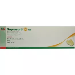 SUPRASORB H Hydrocoll.Verb.tynd 5x20 cm, 10 stk