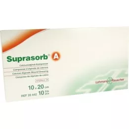 SUPRASORB A Calciumalginat kompr.10x20 cm, 10 stk