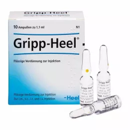 GRIPP-HEEL ampuller, 10 timer