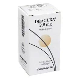 DEACURA 2,5 mg tabletter, 100 stk