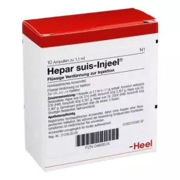 HEPAR SUIS Injeel ampuller, 10 stk