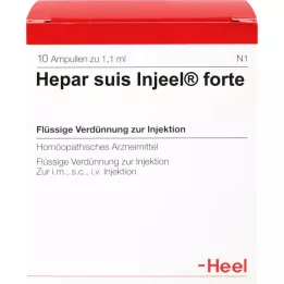 HEPAR SUIS Injeel forte ampuller, 10 stk