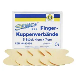 Senada fingerspidsbind 4x7 cm, 5 stk