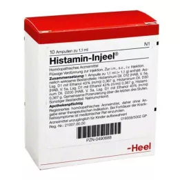 HISTAMIN Injeel ampuller, 10 stk