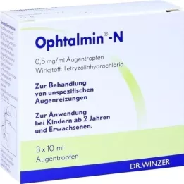 OPHTALMIN-N øjendråber, 3X10 ml