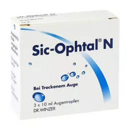 SIC OPHTAL N øjendråber, 3X10 ml