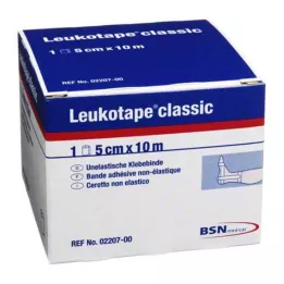 LEUKOTAPE Classic 5 cmx10 m hvid, 1 stk