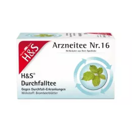 H&amp;S Diarré te-filterposer, 20X1,5 g