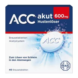 ACC akut 600 brusetabletter, 40 stk