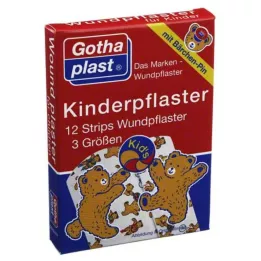 GOTHAPLAST Børnegipsstrimler, 12 stk