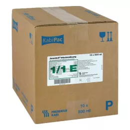 JONOSTERIL Plastinfusionsopløsning, 10X500 ml