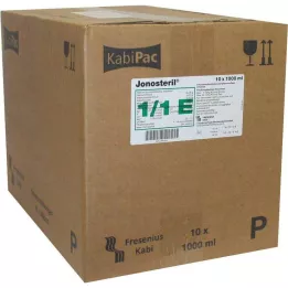 JONOSTERIL Plastinfusionsopløsning, 10X1000 ml