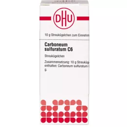 CARBONEUM SULFURATUM C6 Globuli, 10 g
