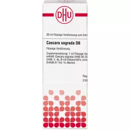 CASCARA SAGRADA D6 Fortynding, 20 ml