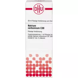 NATRIUM CARBONICUM C 30 fortynding, 20 ml
