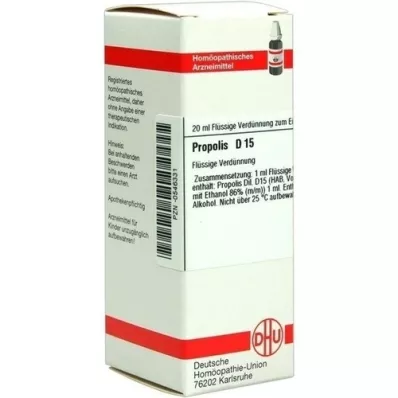 PROPOLIS D 15 Fortynding, 20 ml PROPOLIS D 15 Fortynding, 20 ml
