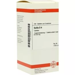 SCILLA D 4 tabletter, 200 stk
