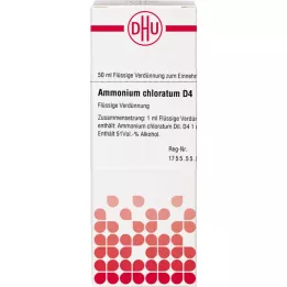 AMMONIUM CHLORATUM D4-fortynding, 50 ml