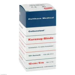 KURZZUGBINDE Bomuldslast 12 cmx5 m, 1 stk