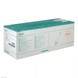 INJEKT Solo sprøjte 10 ml LL centreret PVC-fri, 100X10 ml
