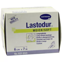 LASTODUR Blød bandage 6 cmx7 m, 1 stk