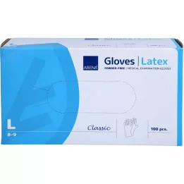 HANDSCHUHE latex ikke udpakket store 4389, 100 ST