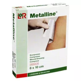 METALLINE Komprimerer 8x10 cm steril, 10 stk