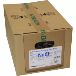 NATRIUMCHLORID 0,9 % Braun Ecobag infusionsopløsning, 10x1000 ml