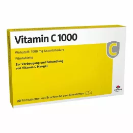 VITAMIN C 1000 filmovertrukne tabletter, 20 stk