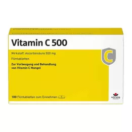 VITAMIN C 500 filmovertrukne tabletter, 100 stk