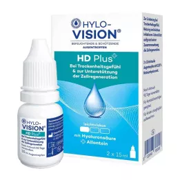 HYLO-VISION HD Plus øjendråber, 2X15 ml
