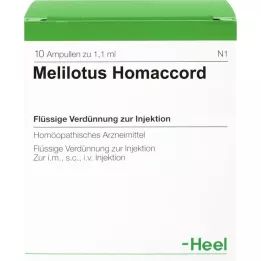 MELILOTUS HOMACCORD Ampuller, 10 stk