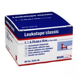 LEUKOTAPE Classic 3,75 cmx10 m rød, 1 stk