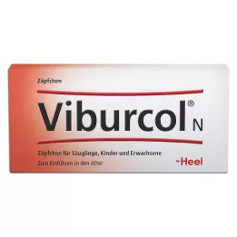 VIBURCOL N Børne- og spædbørnsstikpiller, 12 stk