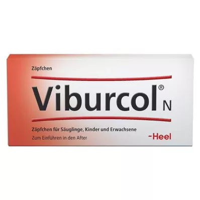VIBURCOL N Børne- og spædbørnsstikpiller, 12 stk VIBURCOL N Børne- og spædbørnsstikpiller, 12 stk