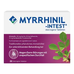 MYRRHINIL INTEST overtrukne tabletter, 50 stk