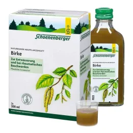 Birkesaft Schoenenberger, 3X200 ml