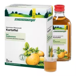 KARTOFFELSAFT Schoenenberger medicinsk plantejuice, 3X200 ml