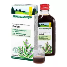 SALBEI SAFT Schoenenberger medicinsk plantejuice, 200 ml