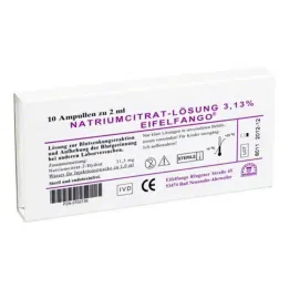 Natrum citricum 3,13% ampuller, 10X2 ml