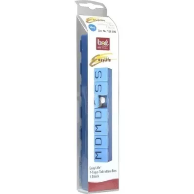 BORT EasyLife 7-dages tabletæske blå, 1 stk