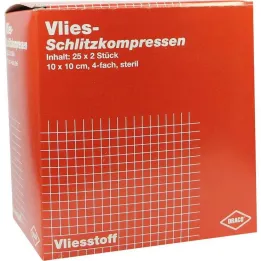 Slidskompresser fleece 10x1, 25x2 stk