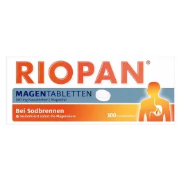 RIOPAN Mavetabletter Tyggetabletter, 100 stk