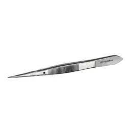 PINZETTE Splintspids rustfrit stål 13 cm, 1 stk