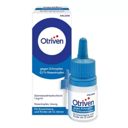 OTRIVEN 0,1 % næsedråber til voksne og skolebørn, 20 ml