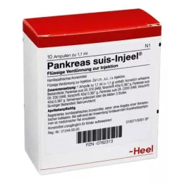 PANKREAS SUIS Injeel ampuller, 10 stk