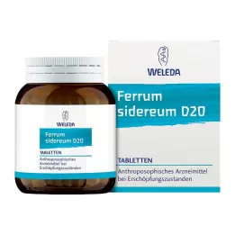 FERRUM SIDEREUM D 20 tabletter, 80 stk