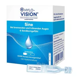 HYLO-VISION sinus enkeltdosispipetter, 20X0,4 ml