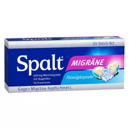 SPALT Bløde migrænekapsler, 20 stk